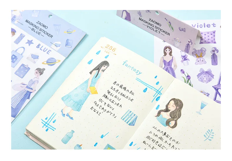 30 sets/lot Kawaii Stationery Stickers Late summer exclusive color Decorative Mobile Stickers Scrapbooking DIY Craft Sticker