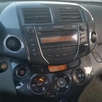 

Carbon Fibre Air Outlet Gear Center Console Handbrake Window Decorated Frame For Toyota Rav4 2006 07 08 091011 12 13 CAA258D