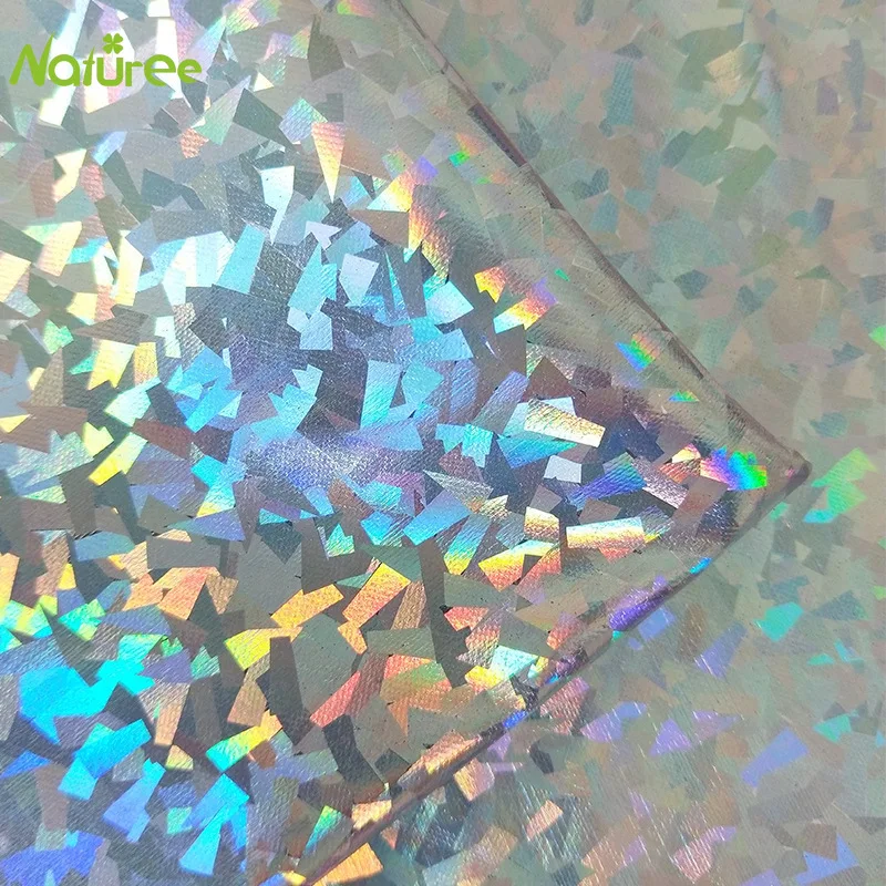 100 см* 150 см Лазерная разбитая стеклянная вспышка ткань для одежды швейная ткань сценическая фотография блестящая ткань Скатерть DIY аксессуары