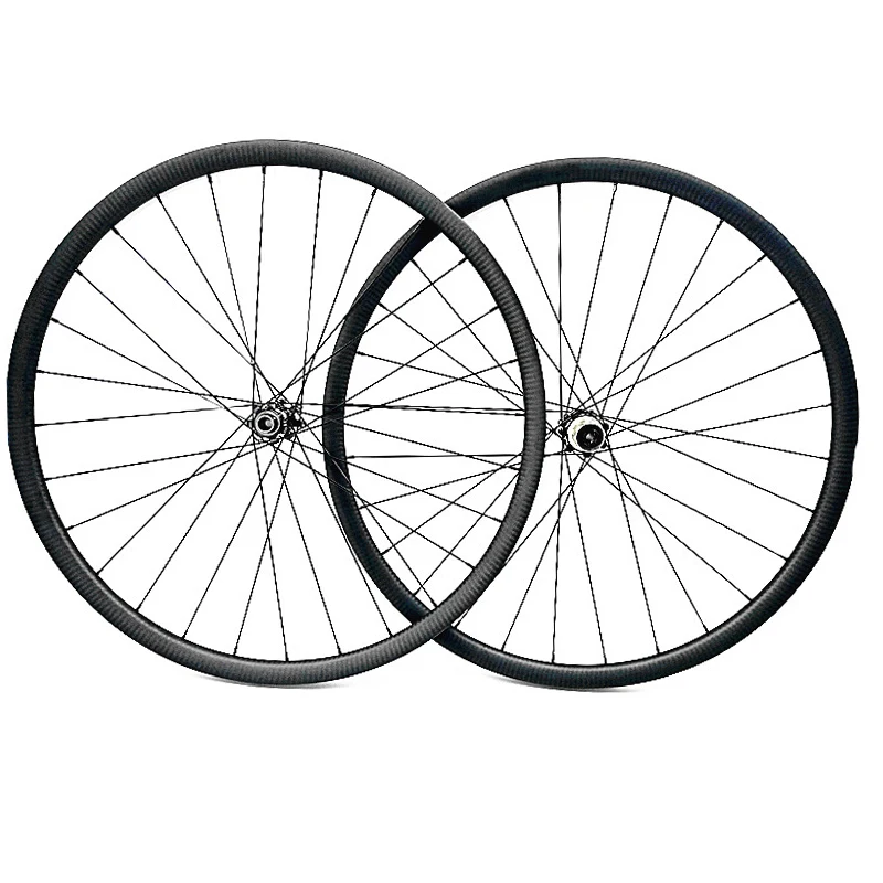 29er дисковые тормоза Углеродные mtb колеса 34x30 мм бескамерные powerway M32 прямые pull 100*15