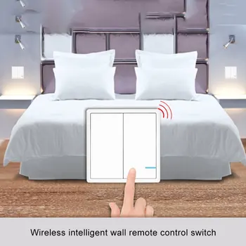 

220V/110V Wireless Light Switch Wifi Remote Control Tuya Smart Life Lamp Wall Switch Waterproof Home Voice Control