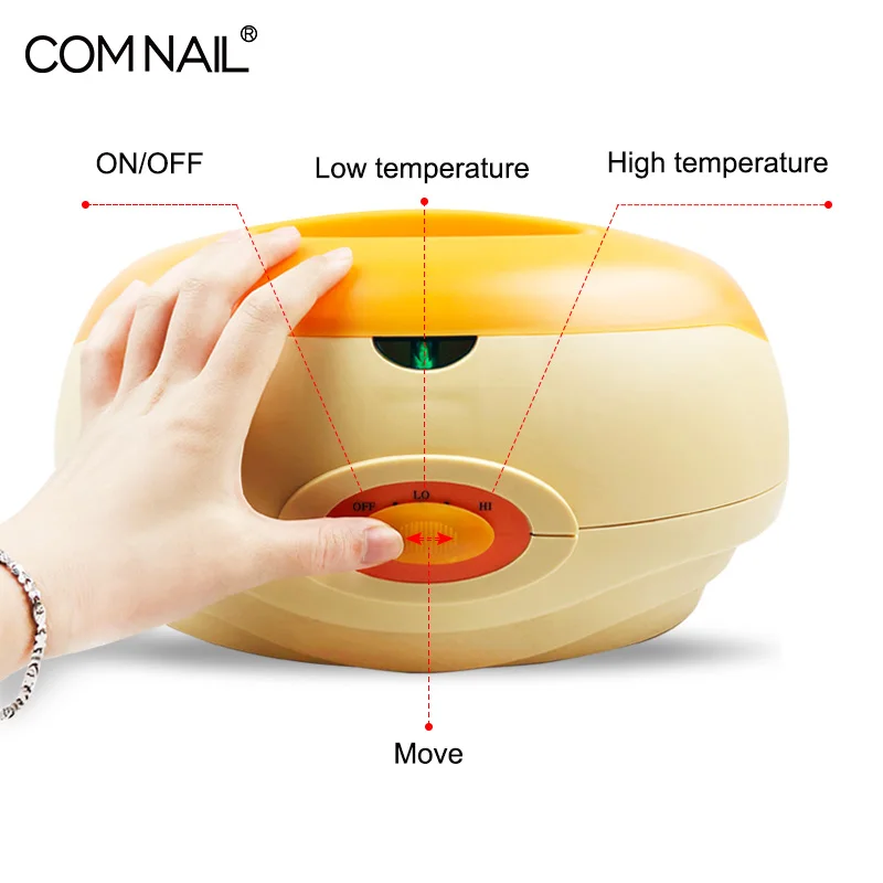 Günstige Hand Paraffin Heizung Therapie Bad Wachs Topf Wärmer Schönheit Salon Spa Wachs Heizung Ausrüstung Keritherapy System Orange