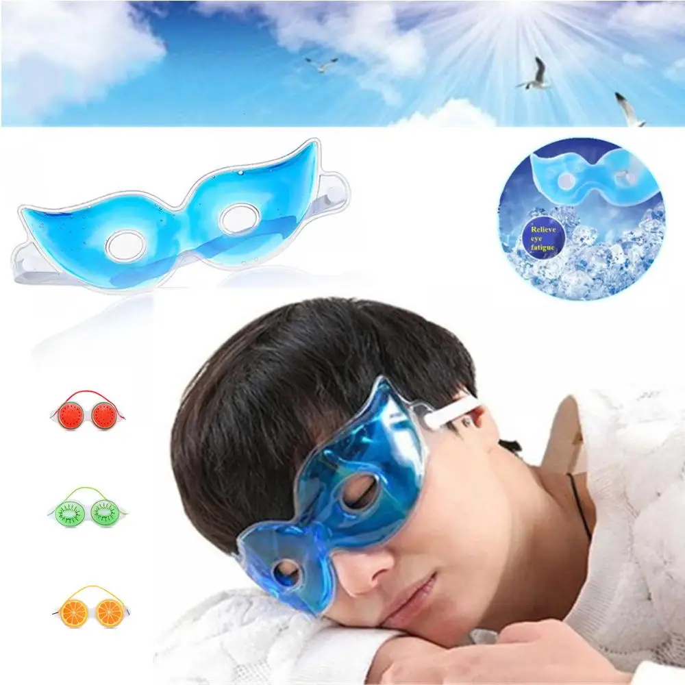 

Ice Eye Gel blindfolds Sleeping Eye Mask Reduce Dark Circles Lessen Eyestrain Multifunction Shading 1pc Patches Ice goggles