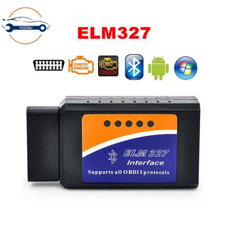 ELM327 V2.1 Bluetooth OBD OBD2 автоматический считыватель кодов работает Android/PC поддерживает мультибрендовые автомобили и многоязычный OBD2 сканер инструмент - Цвет: Красный