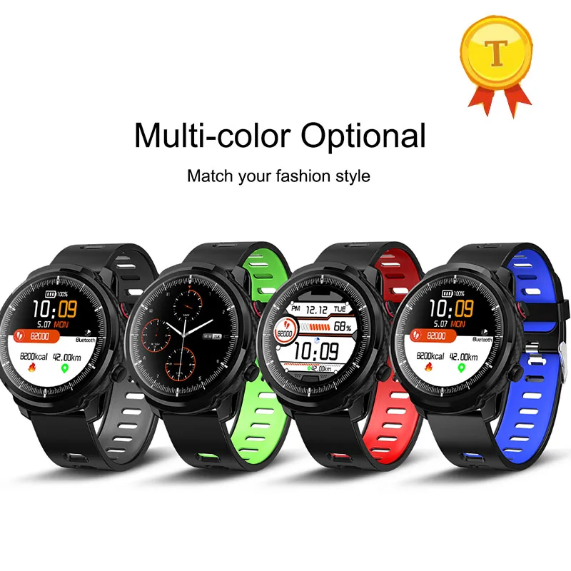 Full Touch HD дисплей IP68 30 дней в режиме ожидания Смарт часы для мужчин и женщин браслет пульсометр кровяное давление кислородный монитор Smartwatch