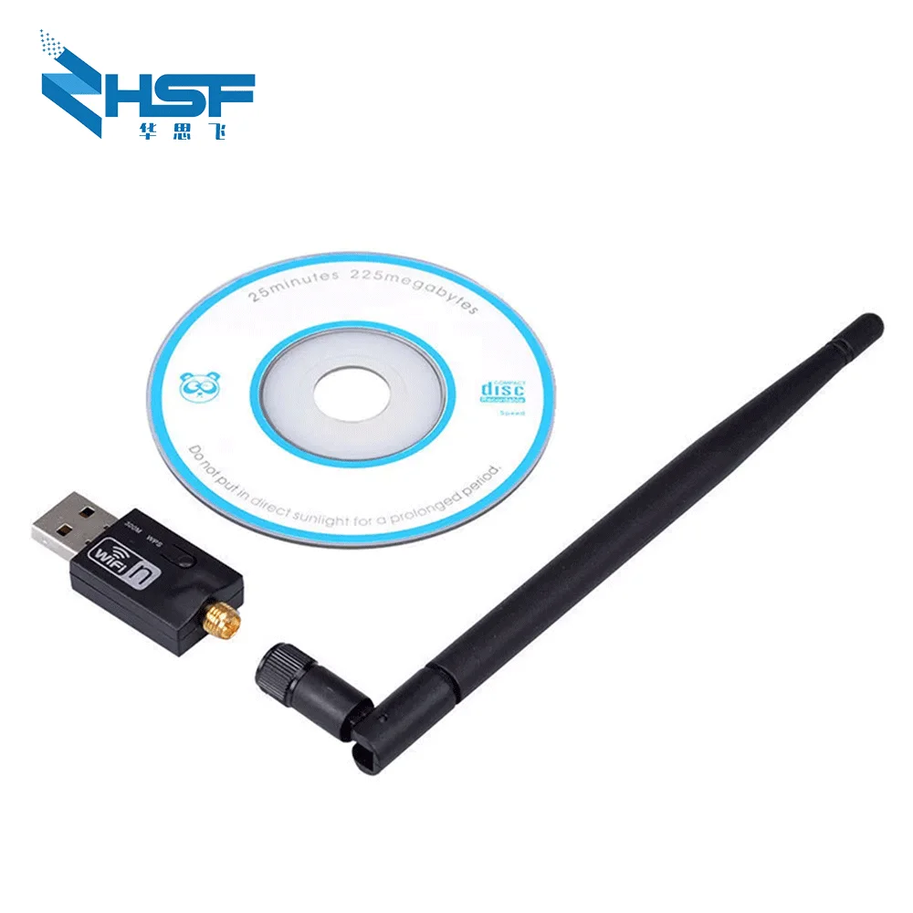 USB 2 0 WiFi беспроводная сетевая карта 150 м 802 11 b / g n Mini адаптер для Windows XP Vista 7/8/10 Mac