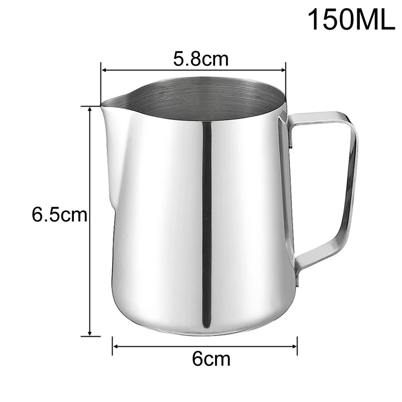 Milk Jug,museourstyty Stainless Steel Milk Coffee Latte Frothing Jug Pitcher Cup Maker Kitchen Craft Frothing Cup Milk Jug,museourstyty Stainless Steel Milk Coffee Latte Frothing Jug Pitcher Cup Maker Kitchen Craft Frothing Cup