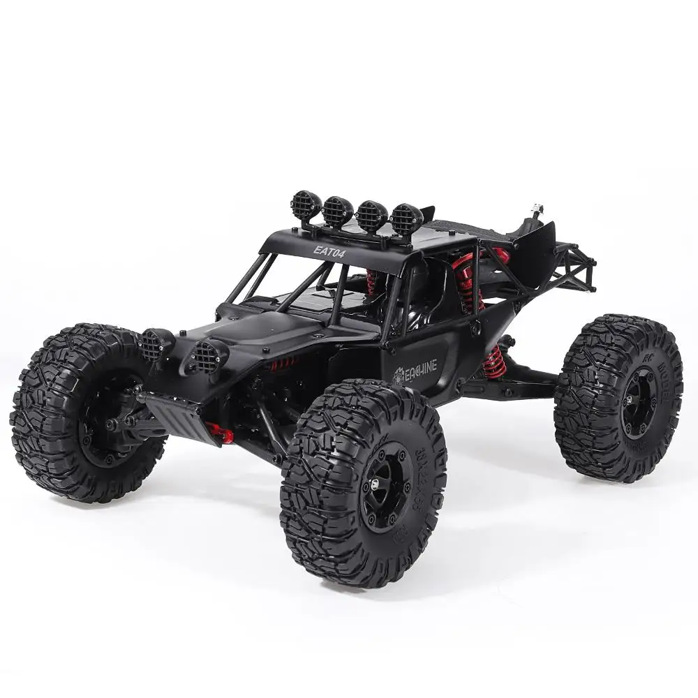 Предпродажа Eachine Радиоуправляемая машина EAT04 1/12 2,4G 4WD щетка с дистанционным управлением для внедорожника Грузовик РТР черная модель игрушечного автомобиля для детей Подарки