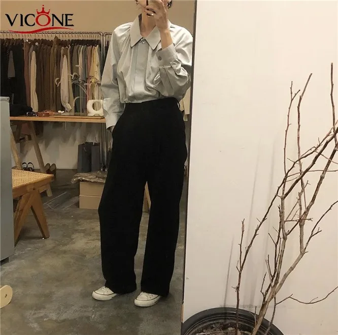 VICONE Spring New Women Chiffon Blouse Shirt Puff Sleeve Female Office Shirts Lady Blousa Outfits - 4.00067E+12