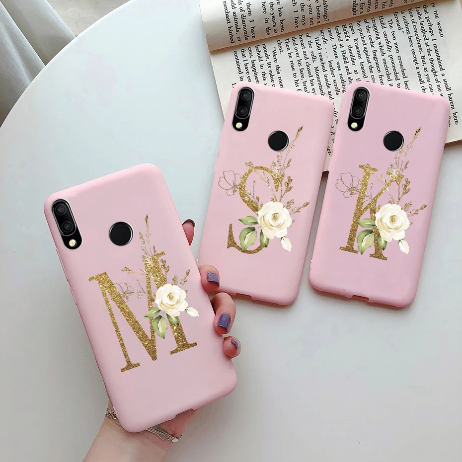 Cute Letters Soft TPU Silicone Phone Case - Bumper Protection