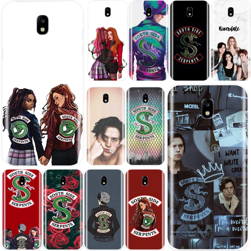 Чехол Riverdale South Side Serpents из ТПУ для телефона Samsung Galaxy J3 J4 J5 J6 J8 2018 J7 2017 2016|Бамперы| |