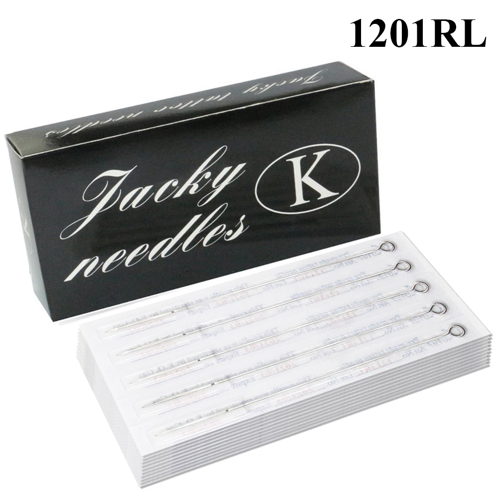 100PCS Professional Tattoo Needles 1RL Disposable Sterilze Tatoo
