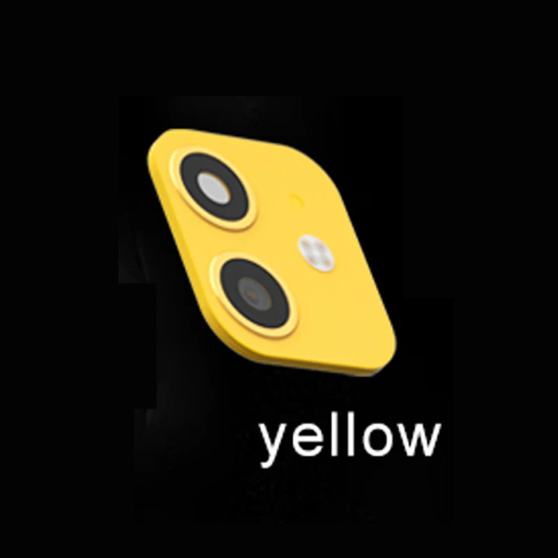 Металлический алюминиевый чехол для iphone 11, защитный чехол для iphone x xs max, защитный чехол - Цвет: Цвет: желтый