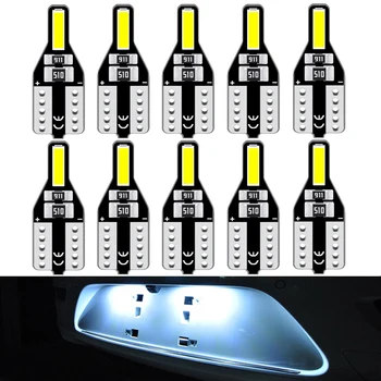 

10Pcs T10 W5W Canbus LED Car Bulb for Chevrolet Cruze Captiva Aveo Trax Lacetti Trunk Lamp Parking Lights Interior Dome Light