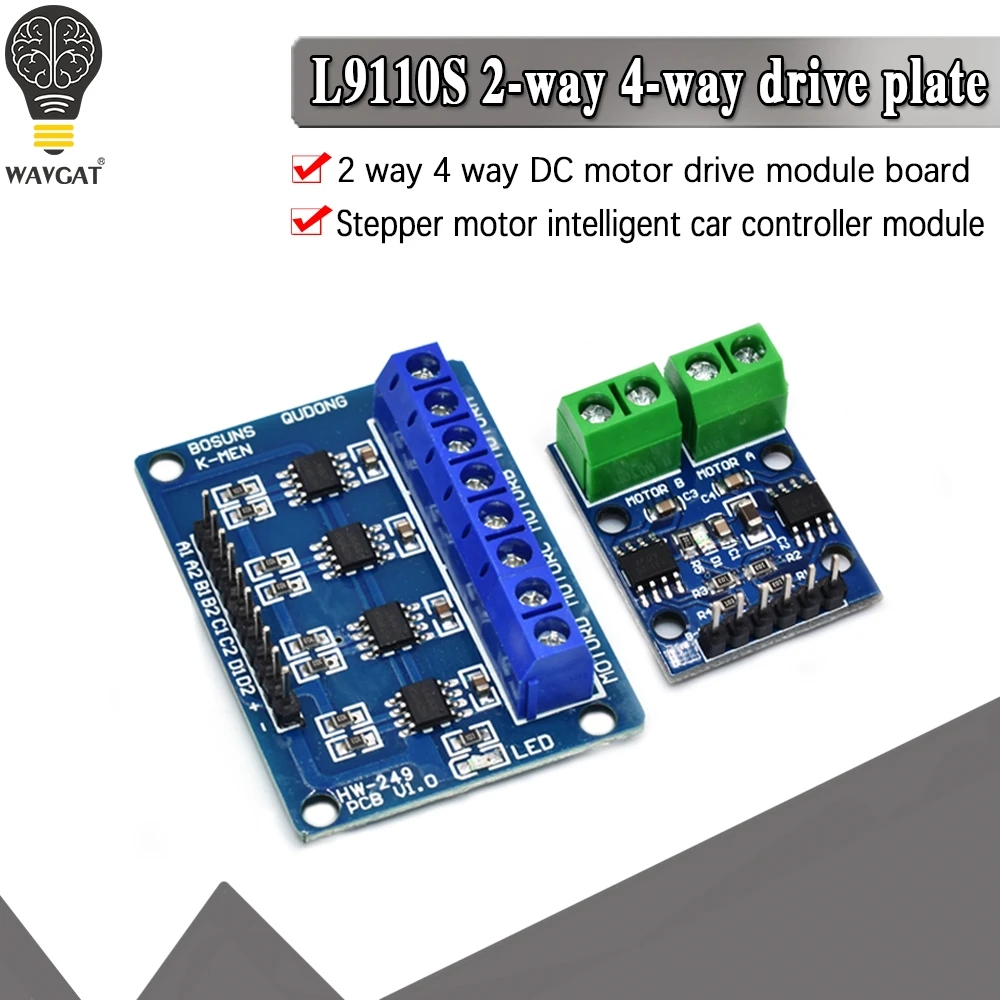 Плата контроллера шагового двигателя WAVGAT L9110S H bridge двойной DC 1 шт.|dc dc|dc motor driverboard |
