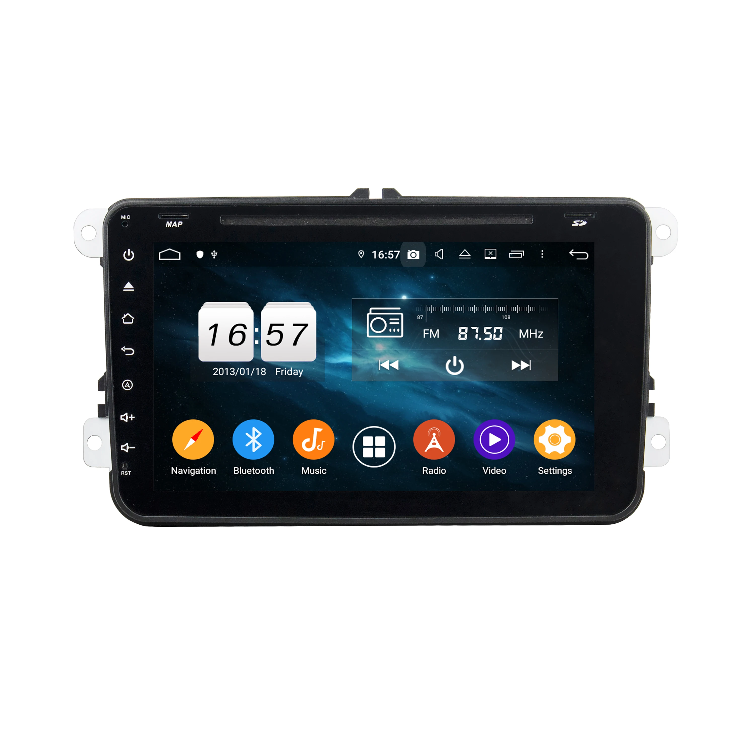8 &quot2 Din ядер Android 9 0 для Volkswagen VW Magotan Caddy Passat Автомобильная Радио сенсорная кнопка