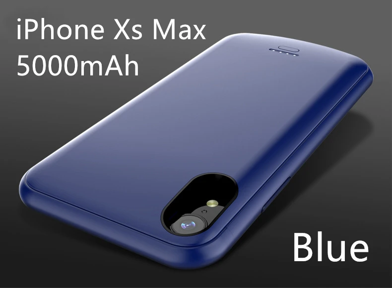 Чехол для зарядного устройства для iPhone SE 5 5S 4000 мАч Зарядное устройство для зарядки power Bank чехол для iPhone 5 6 7 8 X XS аккумулятор Max чехлы - Цвет: For iPhone Xs Max
