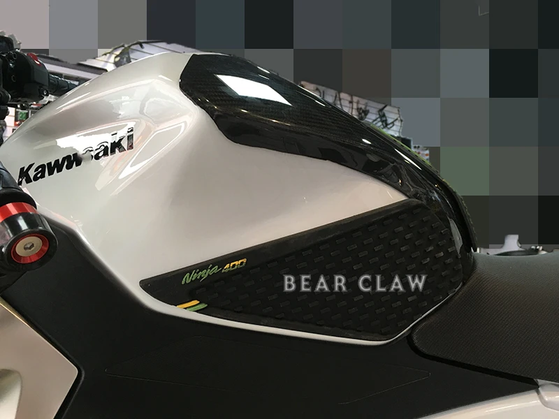 Для Kawasaki NINJA400 NINJA Z400- защитная накладка на бак мотоцикла боковая наклейка "кость" наклейка газ Топливо колено сцепление тяга