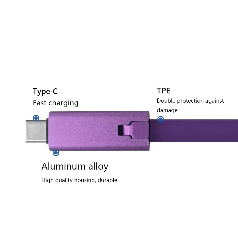 Кабель для зарядного устройства TypeC Micro USB Repairable USB кабель для синхронизации данных зарядный шнур 1,5 м ремонт Рециркулирующий кабель для зарядки