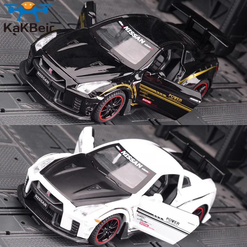 KaKBeir Бесплатная доставка New1:32 NISSAN GT-R брелок для автомобильных ключей модель