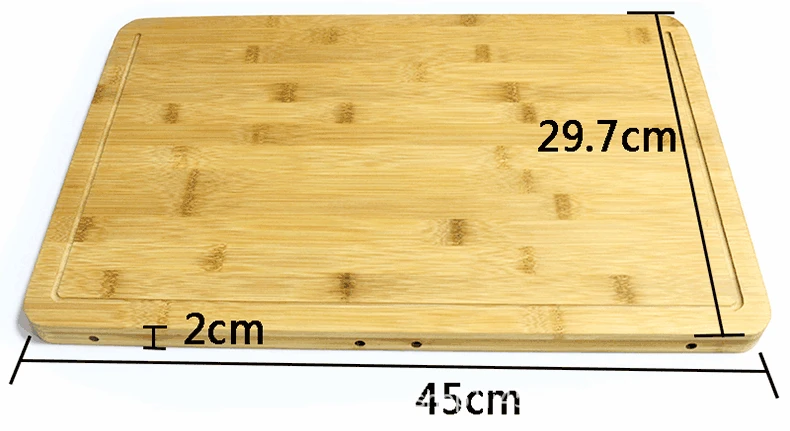 RMBk Enterprise Cutting Boards Bamboo Chopping Board With 4 Containers &  Cover + Built-in Grater