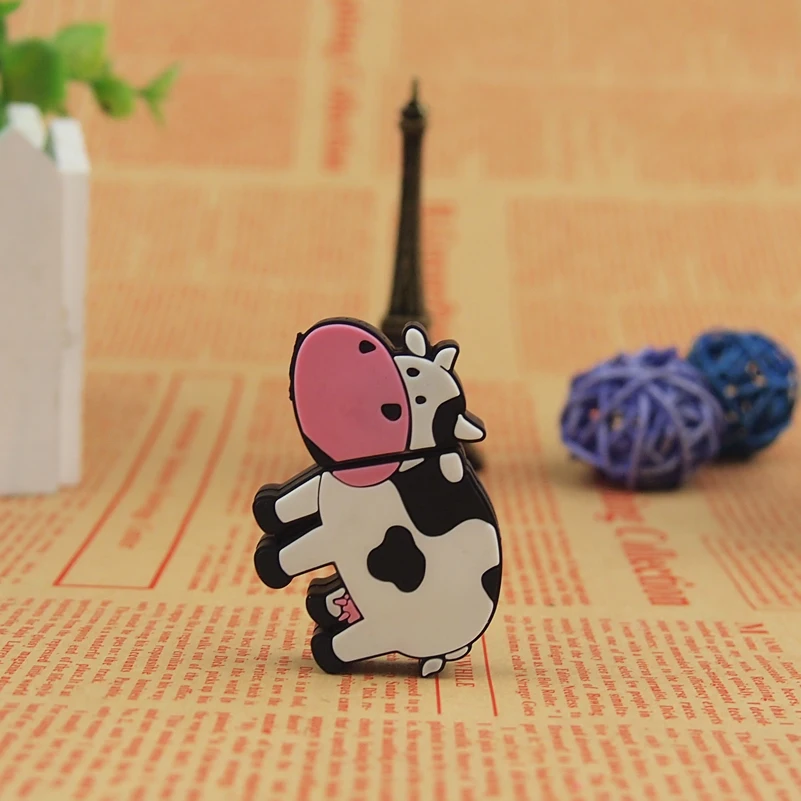 USB флеш накопитель в форме коровы 4 ГБ 8 16 32 64 ГБ|USB флэш-накопители| |