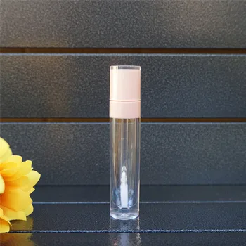 

10-100Pcs 8ml Empty Pink Lip Gloss Tube Plastic Lipgloss Bottle Cylinder Wholesale Lip Gloss Containers Lipgloss Tube