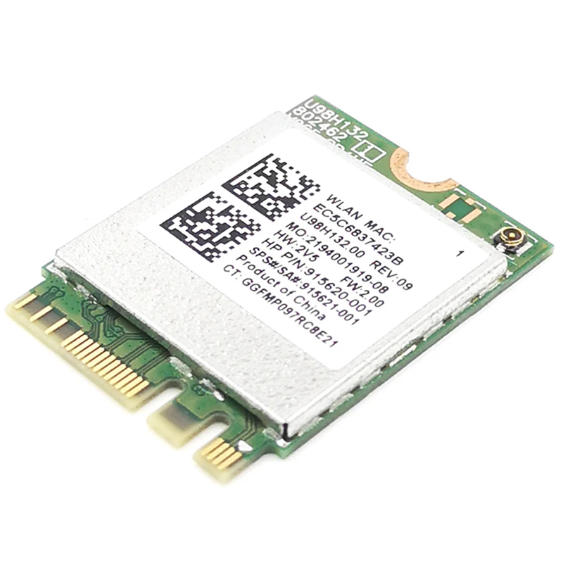 RTL8821CE 802.11AC 1X1 Wi Fi + BT 4 2 комбо адаптер карта SPS 915621 001 беспроводная сетевая для Hp ProBook
