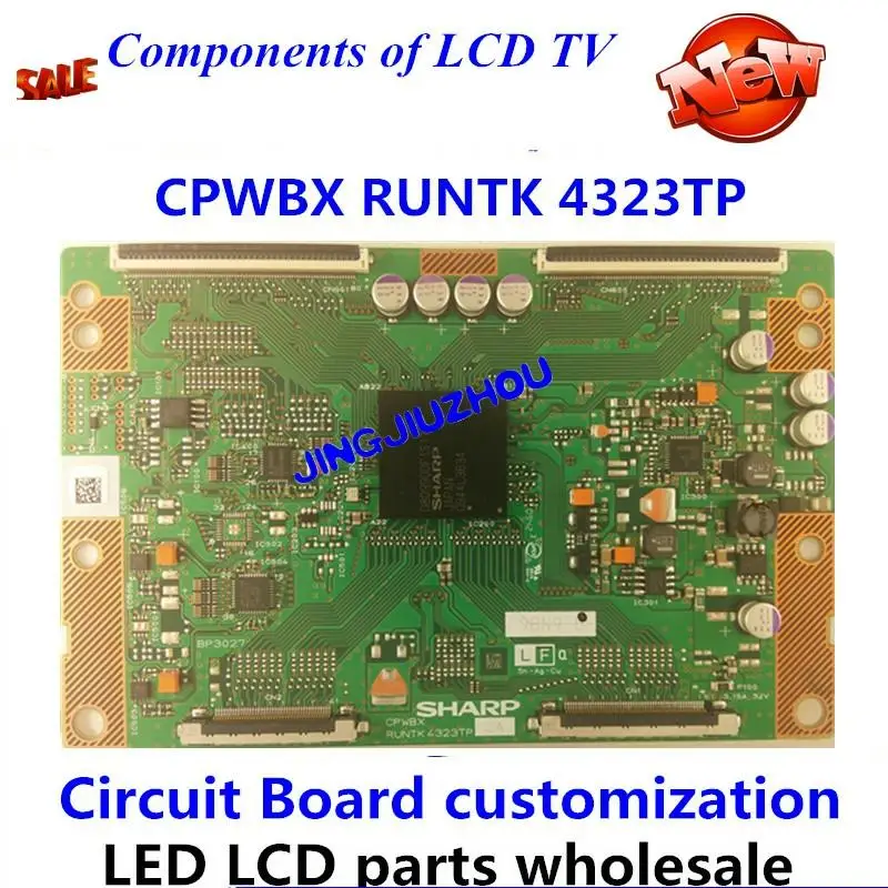 Новый оригинальный светодиодный телевизор sharp cpwbx runtk 4323tp ZT ZZ Za ZW logic T_CONTCON |