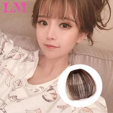 LiangMo синтетические челки жара короткие волосы женщина Борн короткий парик челка женщина Ха