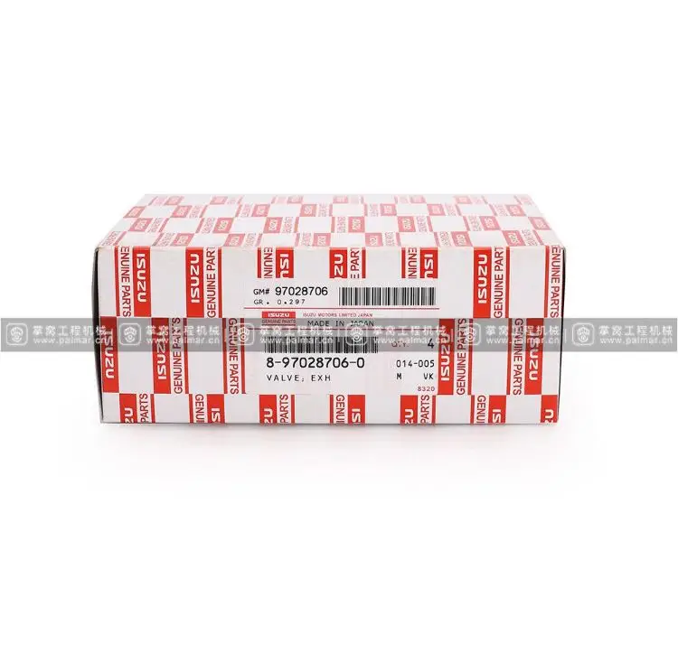 Клапан 6BG1/4BG1 двигатель Выпускной Valvefor Hitachi ZX200/ZX240