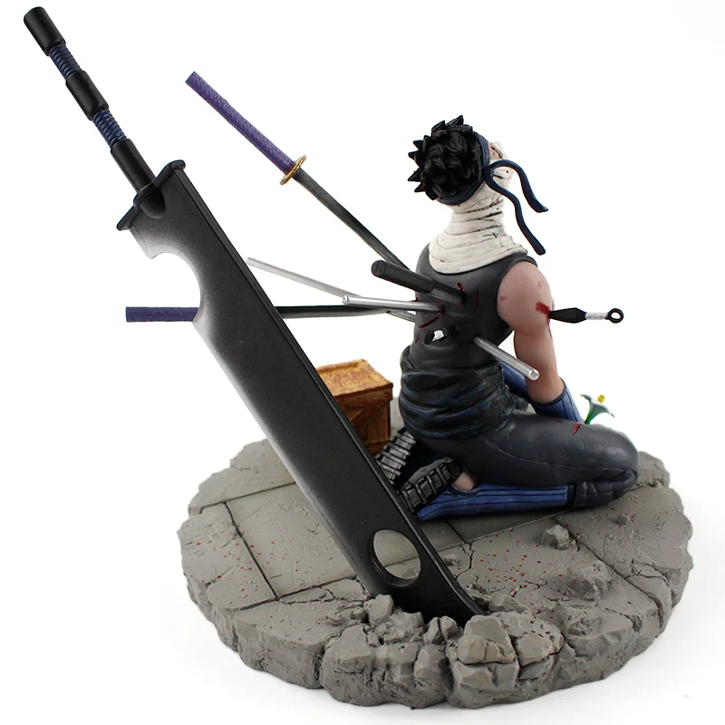 7," 19 см аниме Наруто Momochi Zabuza ПВХ фигурка Коллекционная модель игрушки Рождественский подарок для детей