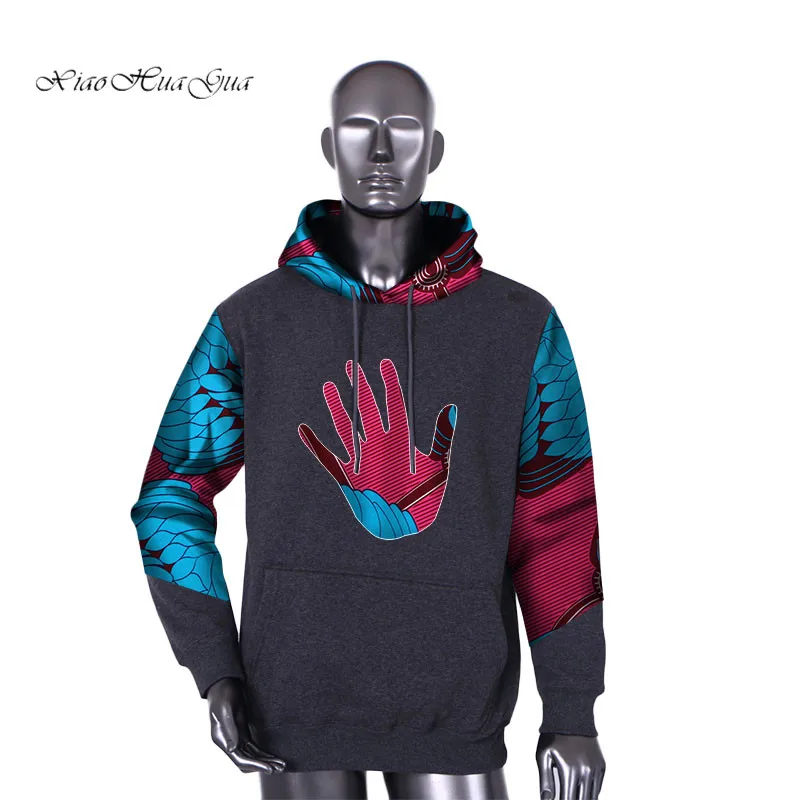 

Casual Hooded Sweatshirt Men African Dashiki Print Hoodies Sweatshirts Men Hip Hop Hoodie Tracksuit African Men Clothes KG142
