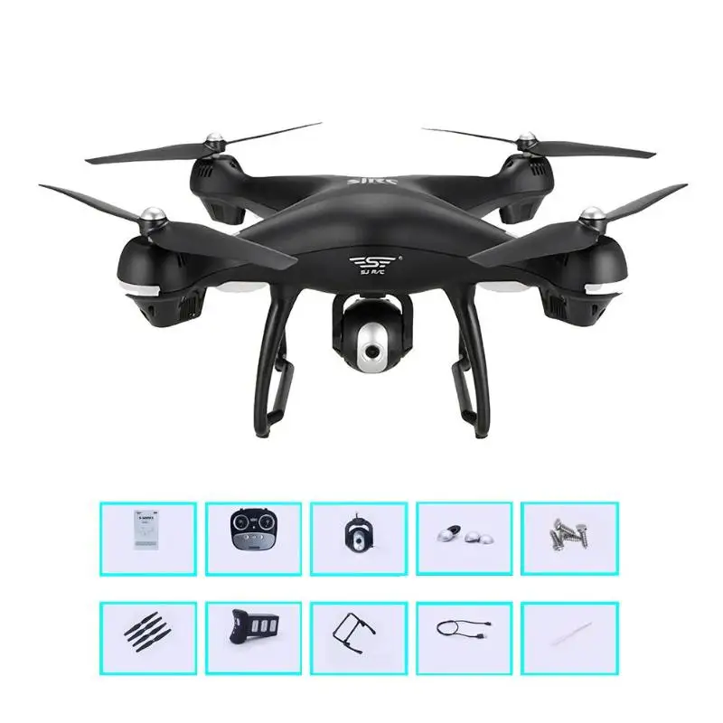 S70W автоматический контроль высоты 720P wifi камера gps RC Дрон Квадрокоптер