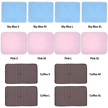 

Summer Dog Cooling Mat Pet Ice Pad For Dogs Cat Blanket Breathable Pet Bed Summer Cool Sofa Cushion For Small/Medium/Large Dogs