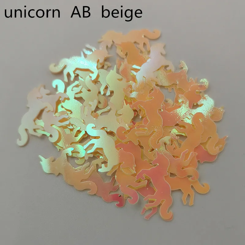 AB beige Смешанный Единорог Блестки для поделок DIY шитье одежды и ткань для пришивания на одежду Свадебные ювелирные изделия сумки домашний Декор Аксессуары - Цвет: AB beige
