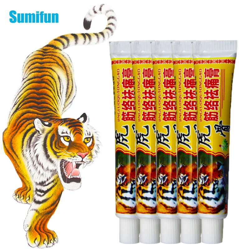 

5pcs Tiger Balm Ointment For Rheumatoid Arthritis Joint Back Pain Relief Chinese Herbs Medical Plaster Analgesic Cream D2368