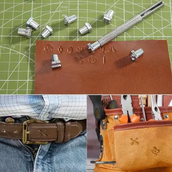 

Craftool Carbon Steel Symbol Stamp Set 49 Stamps for Leather Marking