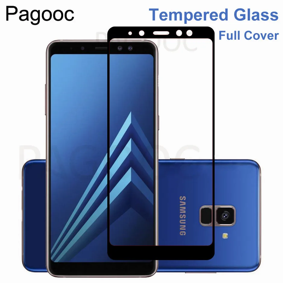 

Protective Glass on the For Samsung Galaxy A6 A8 Plus 2018 A3 A5 A7 2017 2016 2018 Screen Protector 9H Tempered Glass Film Case