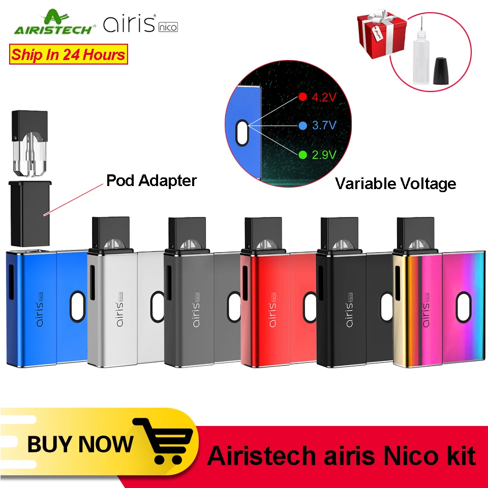 Оригинальный набор для вейпа Airistech airis Nico 450 мА/ч многоразовый стартовый с