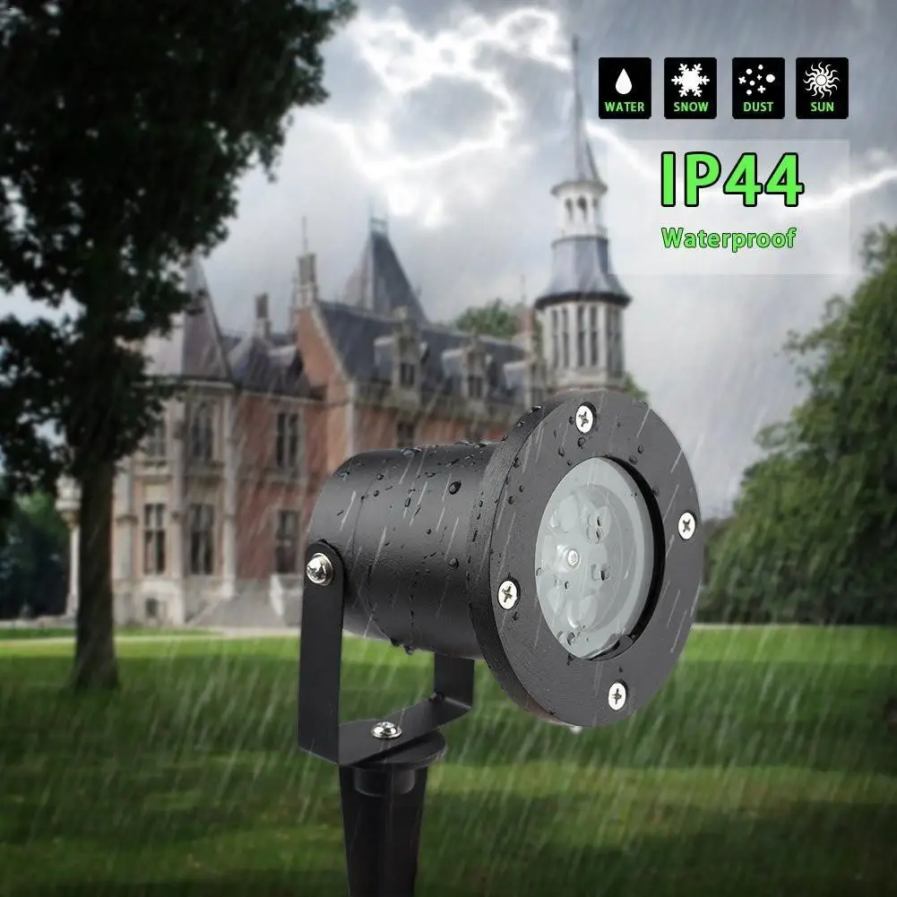 16 Patterns Christmas LED Projector Light New Year Laser Snowflake Projection Stage Light Waterproof Home Garden Lawn Lamp 16 Patterns Christmas LED Projector Light New Year Laser Snowflake Projection Stage Light Waterproof Home Garden Lawn Lamp