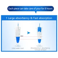 47 Pcs Tampax Pearl Tampons Cotton Core Light Regular Super Absorbency Smooth Catheter Unscented Tampone Replace Sanitary Towel 2