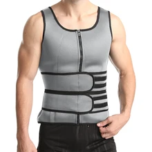 Workout cintura trainer thermo shapewear homens corset corpo shaper barriga controle de emagrecimento bainha esportes superior t suor cintas cinto