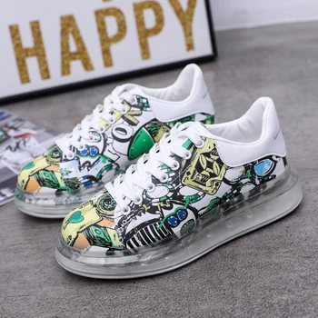 

2020 New Skateboard Shoes For Couples Comfortable Platform Skate Shoes Brand Designer Men And Women Skateboarding Sneakers