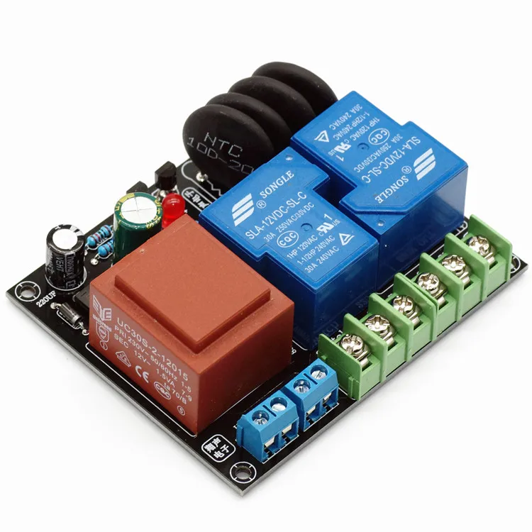 Power Delay Proteção, DIY Classe A Amplificador, 2000W, 30A, AC220V