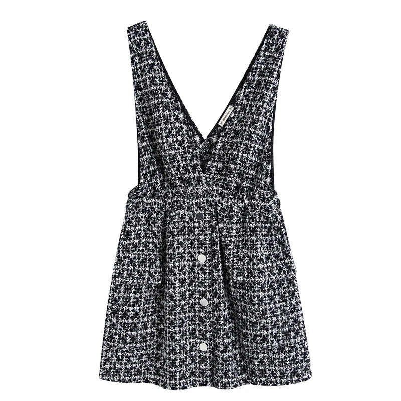 AGong Casual Buttons Strap Skirts Women Fashion Slim Texture Skirt Women Elegant Pockets A Line Mini Skirts Female Ladies KA