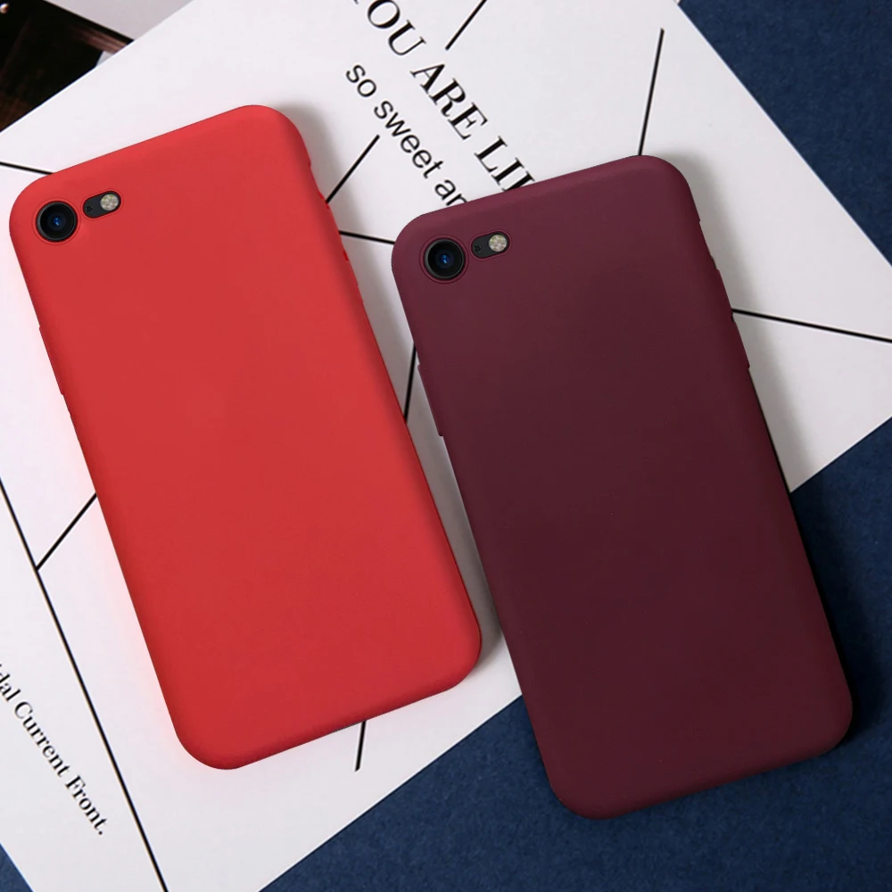

Candy Cover Cases For iPhone 7 8 Plus 6 6S 7 8 5 5s se Soft Silicone Case TPU back For iPhone X XR XS Max 11 Pro Max Case Fundas