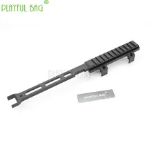 Esportes ao ar livre cs brinquedo ldt jiqu mp5 atualizar material interface mi mlok versão trilho estendido cnc mi ror ponte acessórios od163