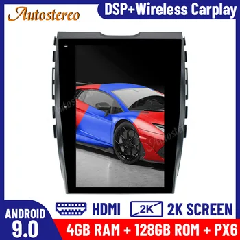 

Vertical Screen Android 9.0 PX6 Car GPS Navigation For Ford EDGE 2015-2018 Stereo Head Unit Multimedia Player Auto Radio Carplay