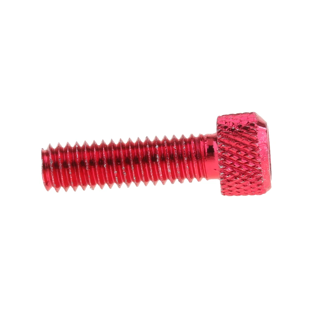 10pcs Hex Socket Cap Head Screw Aluminum Alloy Red M6 X 20mm 10pcs Hex Socket Cap Head Screw Aluminum Alloy Red M6 X 20mm